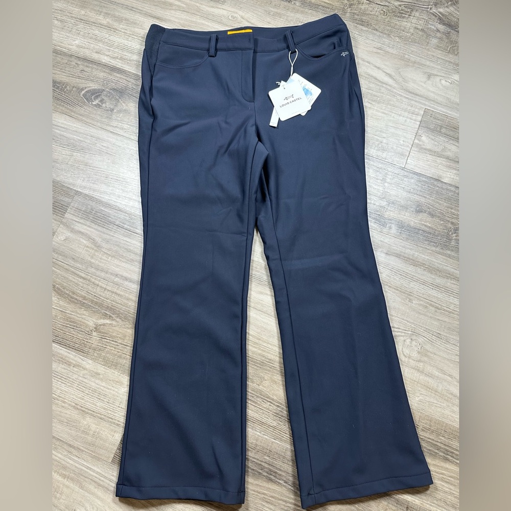 Louis Castel GOLF NEW WITH TAGES Women’s Navy Flare Pants